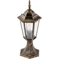 Dārza lampa āra E27 zema laternas abažūra 40cm patīna BELLIS LUMILED цена и информация | Уличное освещение | 220.lv