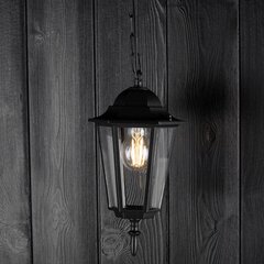 Āra piekaramā dārza lampa E27 LATARNIA Black BELLIS LUMILED цена и информация | Уличное освещение | 220.lv