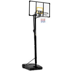 Basketbola tablo, regulējams uz statīva, Gymrex GR-BS141 , 230-305 cm. augstums cena un informācija | Treniņu soli un stendi | 220.lv