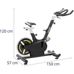 Stacionārais spinninga trenažieris līdz 130 kg, 13 kg spararats, Gymrex GR-MG1261 cena un informācija | Treniņu soli un stendi | 220.lv