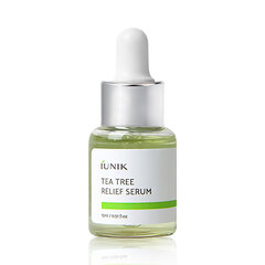 iUNIK tējas koka mini serums 15ml cena un informācija | Serumi sejai, eļļas | 220.lv