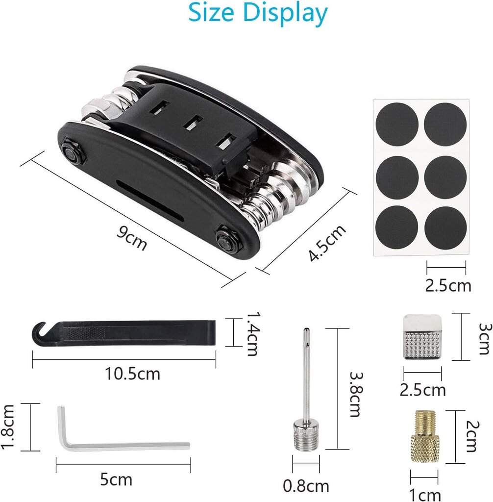 CHALA Velosipēdu instrumentu komplekts, 20 gab cena un informācija | Velo instrumenti, kopšanas līdzekļi | 220.lv