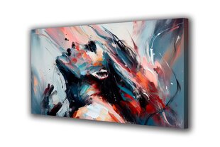 Glezna uz audekla sieviešu izteiksme 100x70 cm цена и информация | Картины | 220.lv