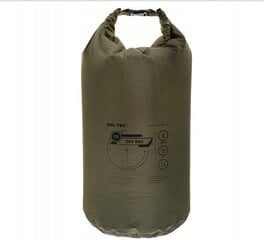 Ūdensizturīgs Mil-Tec Drybag 13l - Olive cena un informācija | Ūdensizturīgas somas, maisi, lietusmēteļi | 220.lv