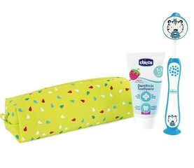 Набор зубной пасты и щетки для детей Chicco, 36 мес+ цена и информация | Уход и гигиена ребенка | 220.lv
