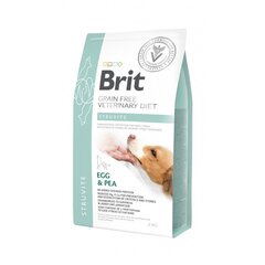 Brit GF Veterinary Diets Dog Struvite беззерновой сухой корм для собак при заболеваниях мочевыводящих путей, 2 кг цена и информация | Сухой корм для собак | 220.lv