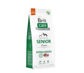 Brit Care Hypoallergenic Senior Lamb гипоаллергенный сухой корм для пожилых собак., 12 кг цена и информация | Сухой корм для собак | 220.lv