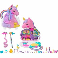 Playset Polly Pocket Coffret Salon De Coiffure Licorne Arc-En-Ciel цена и информация | Игрушки для девочек | 220.lv