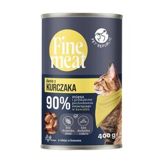 PetRepublic Fine Meat ar vistu, 400 g cena un informācija | Konservi kaķiem | 220.lv