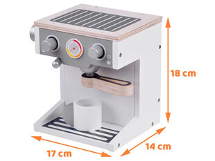 Игрушечная деревянная кофемашина с чашкой Coffee Machine ZA4123 цена и информация | Игрушки для девочек | 220.lv