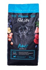 Fitmin For Life Adult Large Breed ar mājputnu gaļu, 12 kg cena un informācija | Sausā barība suņiem | 220.lv