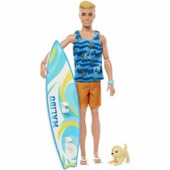 Lelle Ken Barbie Surf Malibu cena un informācija | Rotaļlietas meitenēm | 220.lv