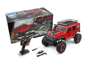 Bezceļu transportlīdzeklis WLToys 104311 Rock Crawler RC, sarkans cena un informācija | Rotaļlietas zēniem | 220.lv