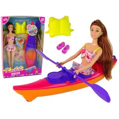 Lelle ar kajaku Lean Toys, 5d. cena un informācija | Rotaļlietas meitenēm | 220.lv