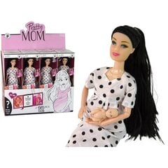 Grūtnieces lelle baltā kleitā Lean Toys цена и информация | Игрушки для девочек | 220.lv