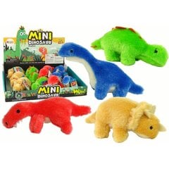 Plīša mini dinozaura figūra Lean Toys, 4 gab. cena un informācija | Rotaļlietas zēniem | 220.lv