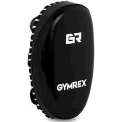 Bokseru apakšdelma treniņu vairogs, Gymrex GR-HT 21W1, 35 cm. x 21 cm, melns cena un informācija | Bokss un austrumu cīņas | 220.lv