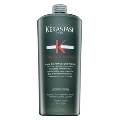 Kérastase Genesis Homme Bain De Force Quotidien stiprinošs šampūns novājinātiem matiem 1000 ml cena un informācija | Kosmētika matu stiprināšanai | 220.lv