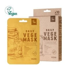 YADAH Daily Vegi Mask Kombucha 23ml - Vegānu maska ​​ar kombučas flavonoīdiem cena un informācija | Sejas maskas, acu maskas | 220.lv