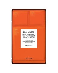 JAYJUN Real Water Brightening Black Mask — 3 pakāpju attīroša, gaišāka un barojoša procedūra cena un informācija | Sejas maskas, acu maskas | 220.lv