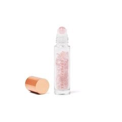 CRYSTALLOVE Pudele ar kristāliem eļļai 10ml - rozā kvarcs цена и информация | Массажеры для лица, инструменты для чистки лица | 220.lv