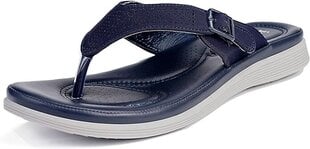 Шлепанцы Gaatpot Elegance Comfort Lightweight Anti-Slip Navy Blue 40 цена и информация | Шлепанцы, тапочки для женщин | 220.lv