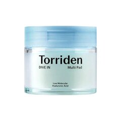 Прокладки Torriden DIVE-IN Low Molecule Hyaluronic Acid Multi Pad 80 шт. цена и информация | Средства для очищения лица | 220.lv