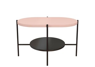 Moderns kafijas galdiņš Dancan ARENA, rozā un melns cena un informācija | Žurnālgaldiņi | 220.lv