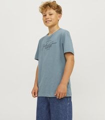 Jack & Jones bērnu T-krekls 12259713*02, zils 5715603667868 cena un informācija | T-krekli sievietēm | 220.lv