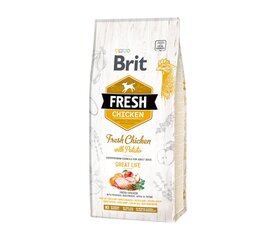 Brit Fresh Chicken with Potato Adult sausā suņu barība, 2,5 kg cena un informācija | Sausā barība suņiem | 220.lv