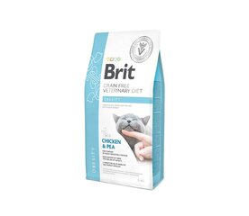 Brit GF Veterinary Diets Cat Obesity сухой корм для кошек с избыточным весом, 5 кг цена и информация | Сухой корм для кошек | 220.lv