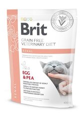 Brit sausā barība kaķiem ar nieru mazspēju, 0,4 kg cena un informācija | Sausā barība kaķiem | 220.lv