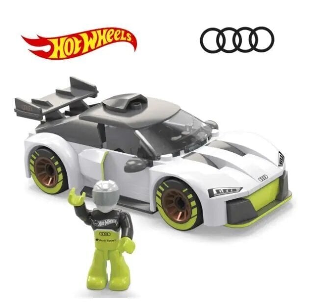 Konstruktors Hot Wheels Mega Pads Audi R8 LMS GT2, 73 daļas cena un informācija | Konstruktori | 220.lv