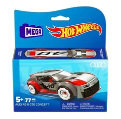 Konstruktors Hot Wheels Mega Pads Audi RS6 GTO, 77 daļas cena un informācija | Konstruktori | 220.lv