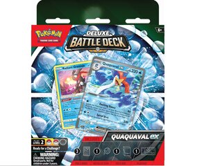 Kārtis Pokémon TCG Deluxe Battle Deck Quaquaval ex​​​​​​​ cena un informācija | Galda spēles | 220.lv