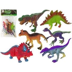 Figūras Dinosaurs Lean Toys, 6 gab. cena un informācija | Rotaļlietas zēniem | 220.lv