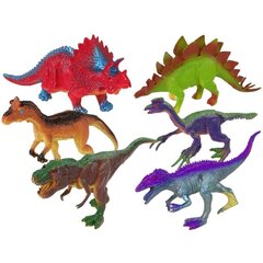 Figūras Dinosaurs Lean Toys, 6 gab. cena un informācija | Rotaļlietas zēniem | 220.lv