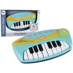 Interaktīvas klavieres Lean Toys Mazais pianists, zils цена и информация | Развивающие игрушки | 220.lv