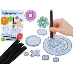 Lean Toys izglītojošs spirogrāfu komplekts cena un informācija | Attīstošās rotaļlietas | 220.lv