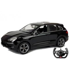 Auto R/C Porsche Cayenne Turbo Rastar 1:14 Czarne na Pilota цена и информация | Игрушки для мальчиков | 220.lv