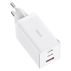 Baseus GaN5 Pro wall charger 2xUSB-C + USB, 65 Вт (black) цена и информация | Зарядные устройства для телефонов | 220.lv