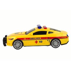 Rotaļlietu sporta ambulance Lean Toys, dzeltena cena un informācija | Rotaļlietas zēniem | 220.lv