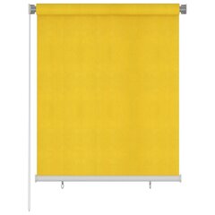 āra ruļļu žalūzijas, 120x140 cm, dzeltenas, HDPE cena un informācija | Žalūzijas | 220.lv