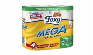 7× Tualetes papīrs bez smaržas Foxy 4 gab cena un informācija | Tualetes papīrs, papīra dvieļi | 220.lv