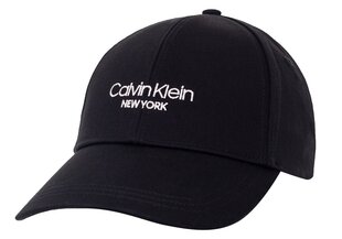 Cepure ar nagu vīriešiem Calvin Klein BB CAP BLACK K60K606381 BAX 36459 cena un informācija | Vīriešu cepures, šalles, cimdi | 220.lv