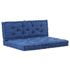 palešu dīvānu spilveni, 2 gab., zila kokvilna cena un informācija | Krēslu paliktņi | 220.lv