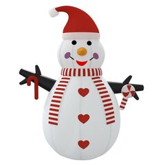 piepūšams sniegavīrs, LED, 460 cm цена и информация | Праздничные декорации | 220.lv