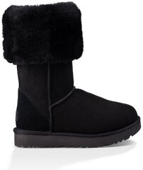 UGG sieviešu melni zābaki Classic Tall II cena un informācija | Sieviešu zābaki, puszābaki | 220.lv