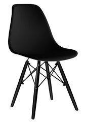 Paris Black DSW melns plastmasas krēsls cena un informācija | Virtuves un ēdamistabas krēsli | 220.lv