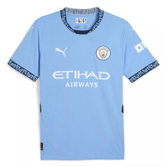 Koszulka mcfc home jersey repl puma 77507501 vīriešiem melyna vīriešiem zilais 77507501 cena un informācija | Vīriešu T-krekli | 220.lv